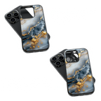 Trendy Glass Back Mobile Case for iPhone, Samsung, Redmi, OnePlus, Google Pixel, Motorola