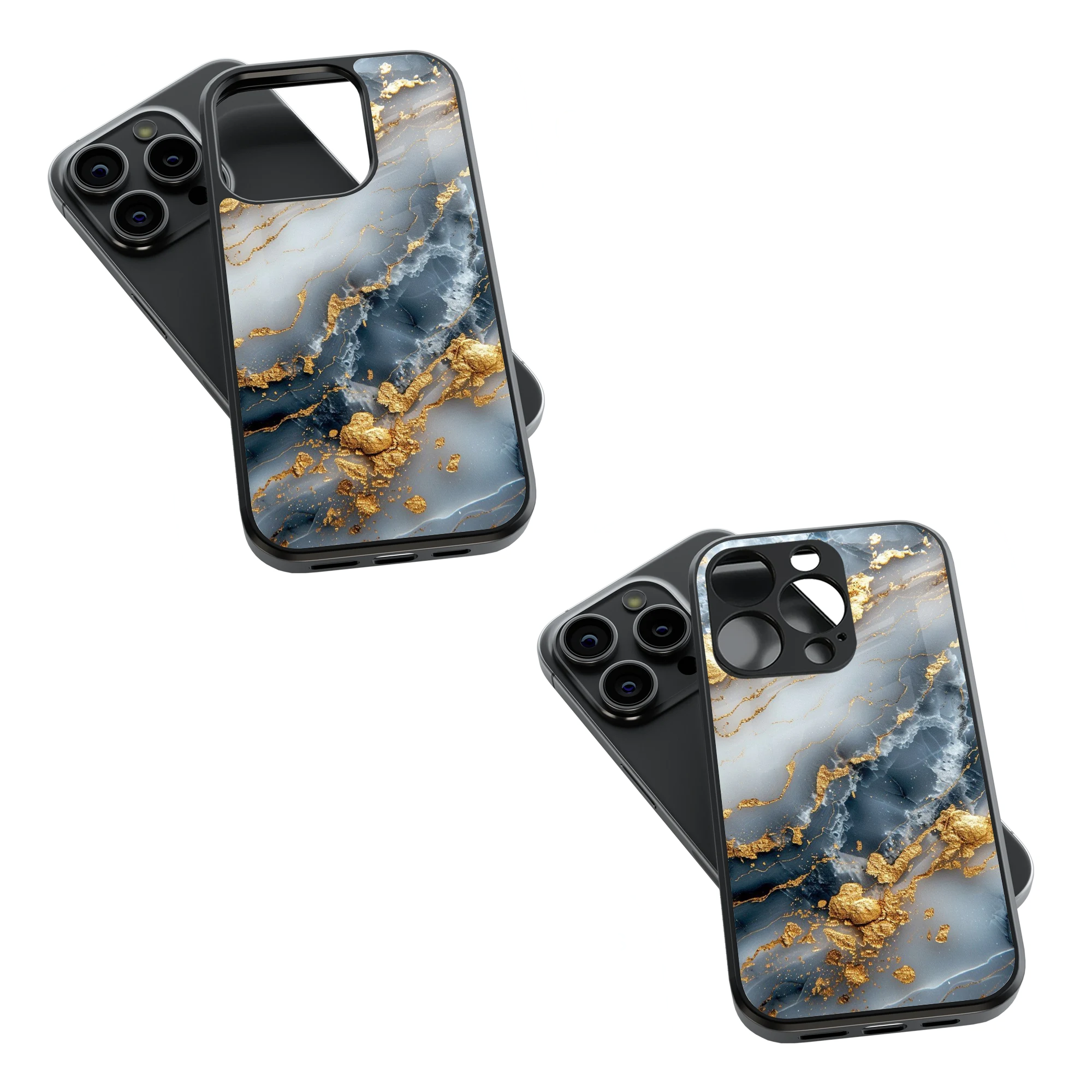 Trendy Glass Back Mobile Case for iPhone, Samsung, Redmi, OnePlus, Google Pixel, Motorola