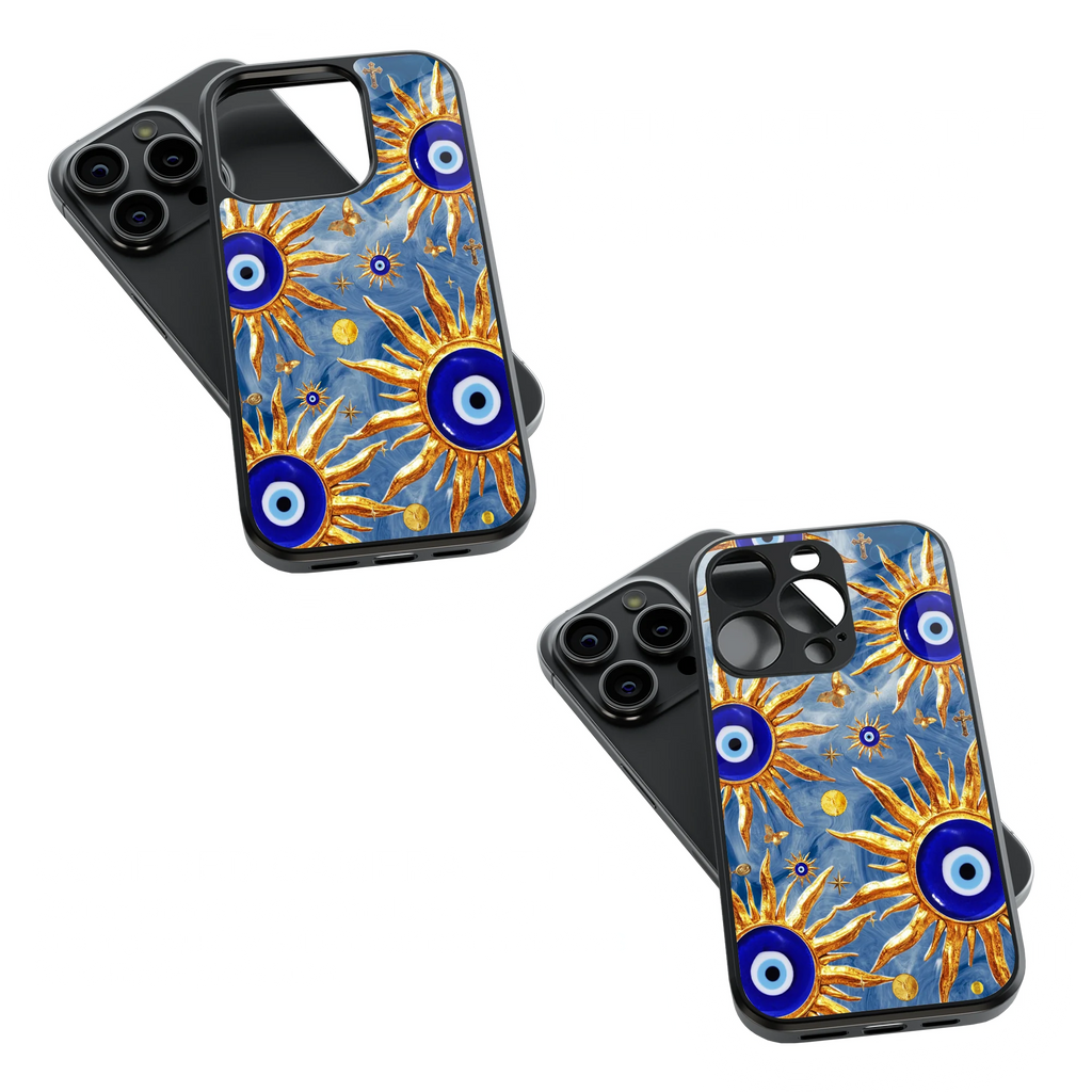 Trendy Glass Back Mobile Case for iPhone, Samsung, Redmi, OnePlus, Google Pixel, Motorola