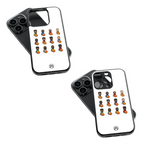 Trendy Glass Back Mobile Case for iPhone, Samsung, Redmi, OnePlus, Google Pixel, Motorola