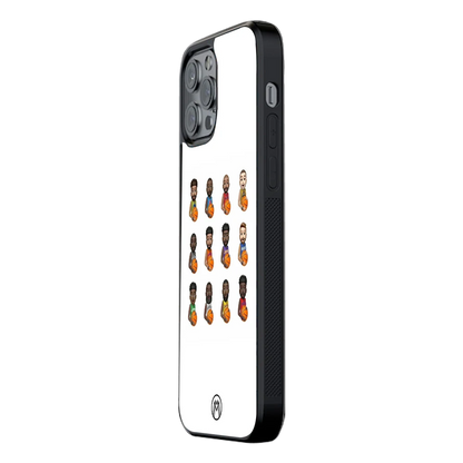 Slim Glass Back Phone Case for Multiple Brands – iPhone, Samsung, Redmi, OnePlus, Oppo, Vivo