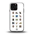 champagne papi back phone cover | glass case for iphone 13 pro max