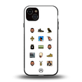 champagne papi back phone cover | glass case for iphone 14 plus