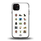 champagne papi back phone cover | glass case for iphone 14 plus
