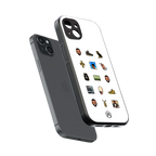 champagne papi back phone cover | glass case for iphone 15 plus
