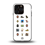 champagne papi back phone cover | glass case for iphone 15 pro