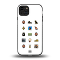 champagne papi back phone cover | glass case for iphone 15