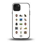 champagne papi back phone cover | glass case for iphone 15
