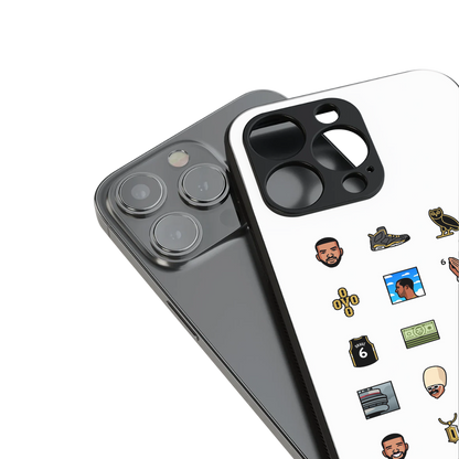 champagne papi back phone cover | glass case for iphone 16