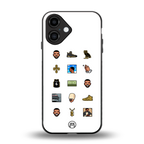 champagne papi back phone cover | glass case for iphone 16