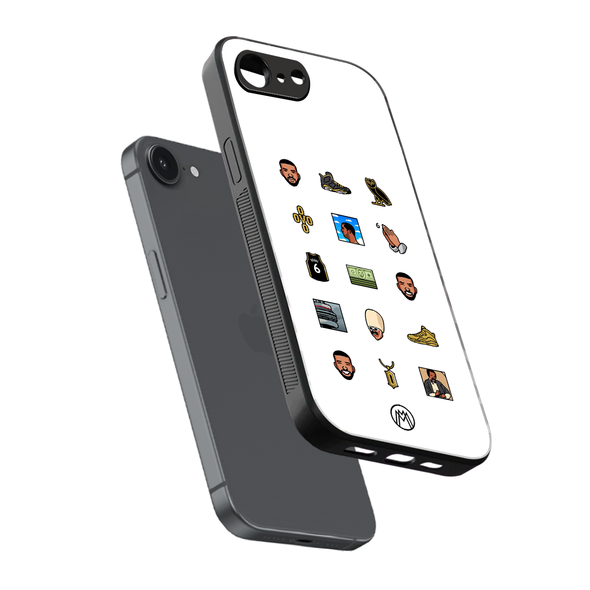 champagne papi back phone cover | glass case for iphone 16e