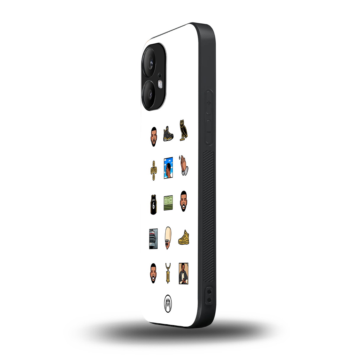 champagne papi back phone cover | glass case for nothing phone 2