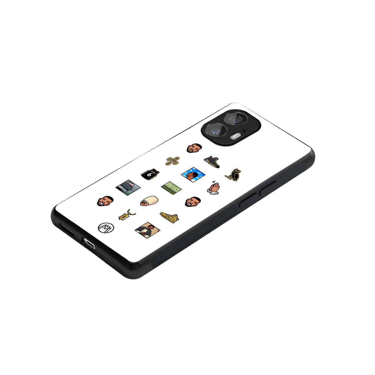 champagne papi back phone cover | glass case for nothing phone 2