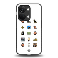 champagne papi back phone cover | glass case for oneplus nord 3