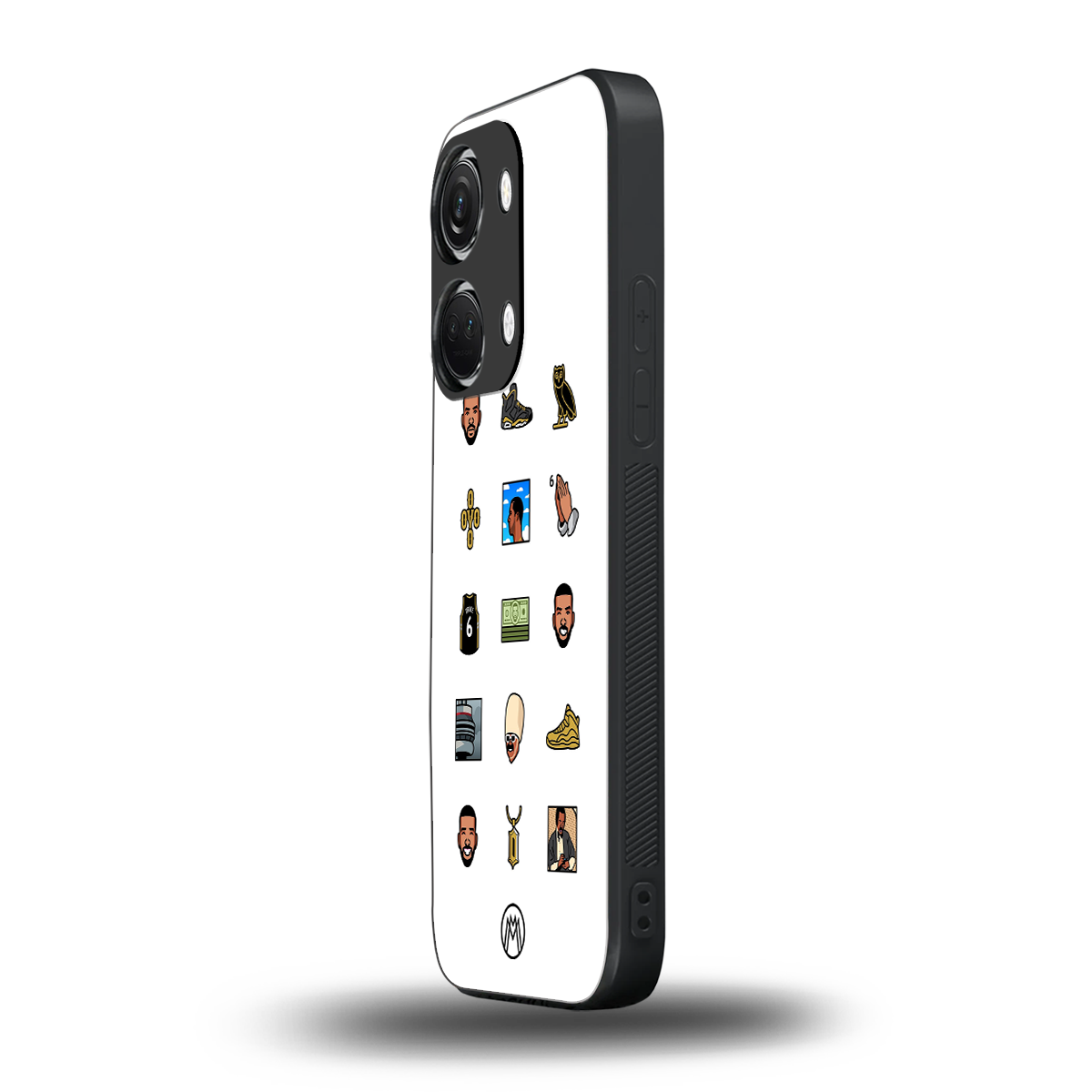 champagne papi back phone cover | glass case for oneplus nord 3