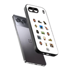 champagne papi back phone cover | glass case for oneplus nord 4