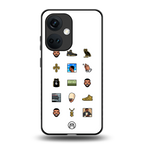 champagne papi back phone cover | glass case for oneplus nord ce 3