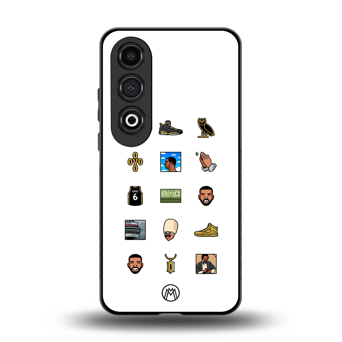 champagne papi back phone cover | glass case for oneplus nord ce 4