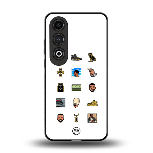 champagne papi back phone cover | glass case for oneplus nord ce 4