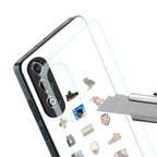 champagne papi back phone cover | glass case for oneplus nord ce 4