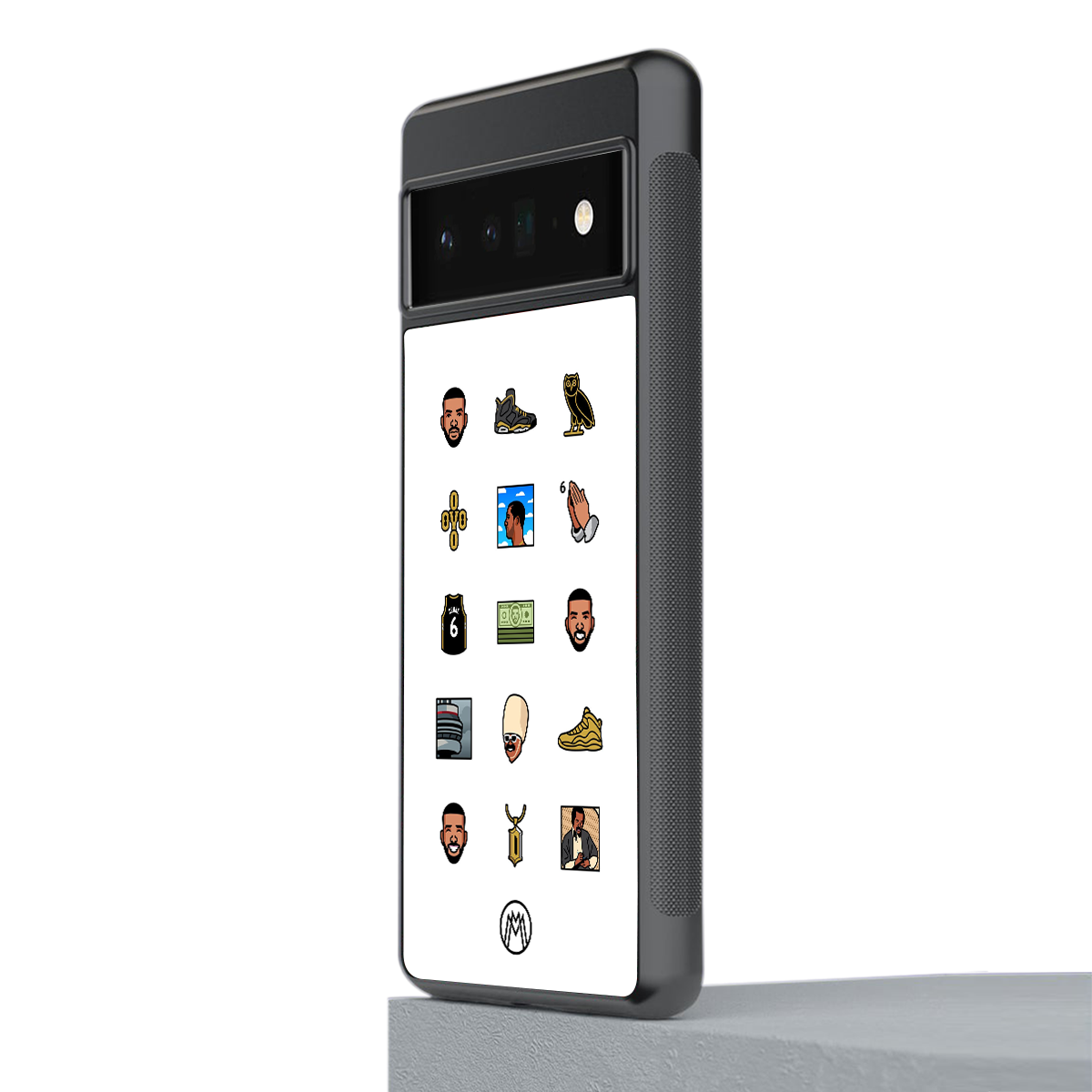 champagne papi back phone cover | glass case for google pixel 6 pro