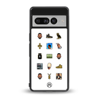 champagne papi back phone cover | glass case for google pixel 7 pro