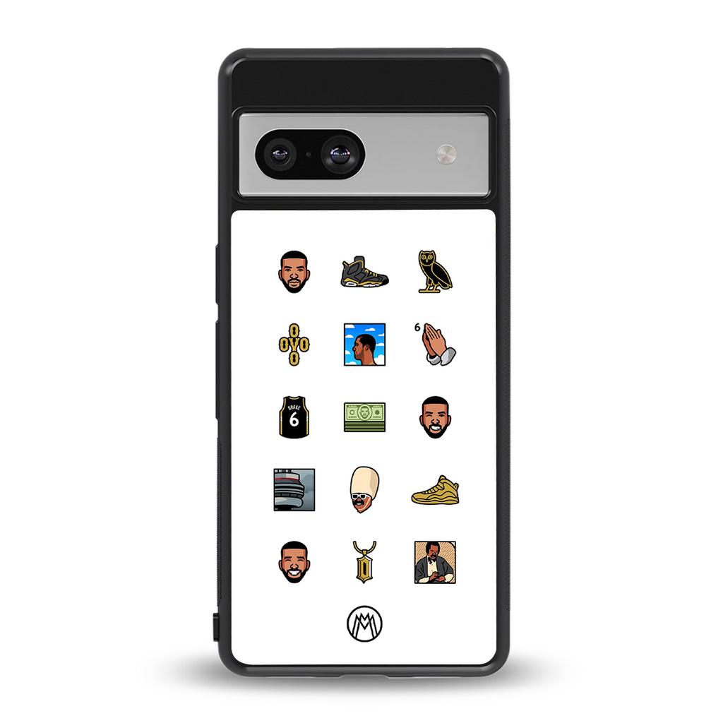 champagne papi back phone cover | glass case for Google Pixel 7