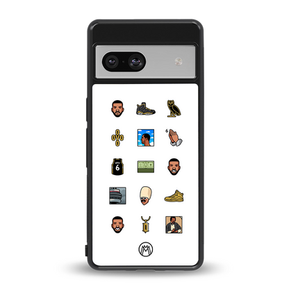 champagne papi back phone cover | glass case for Google Pixel 7