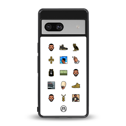 champagne papi back phone cover | glass case for Google Pixel 7A