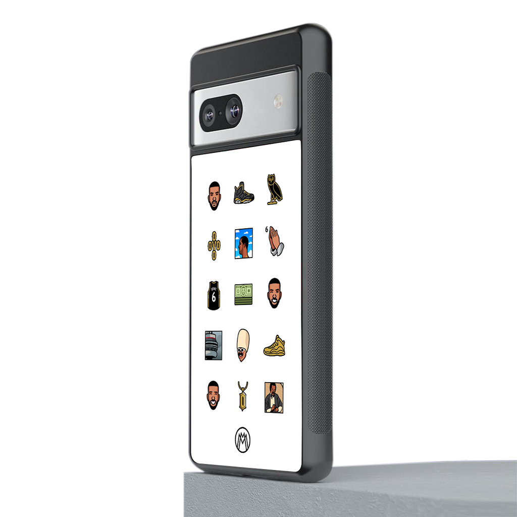 champagne papi back phone cover | glass case for Google Pixel 7