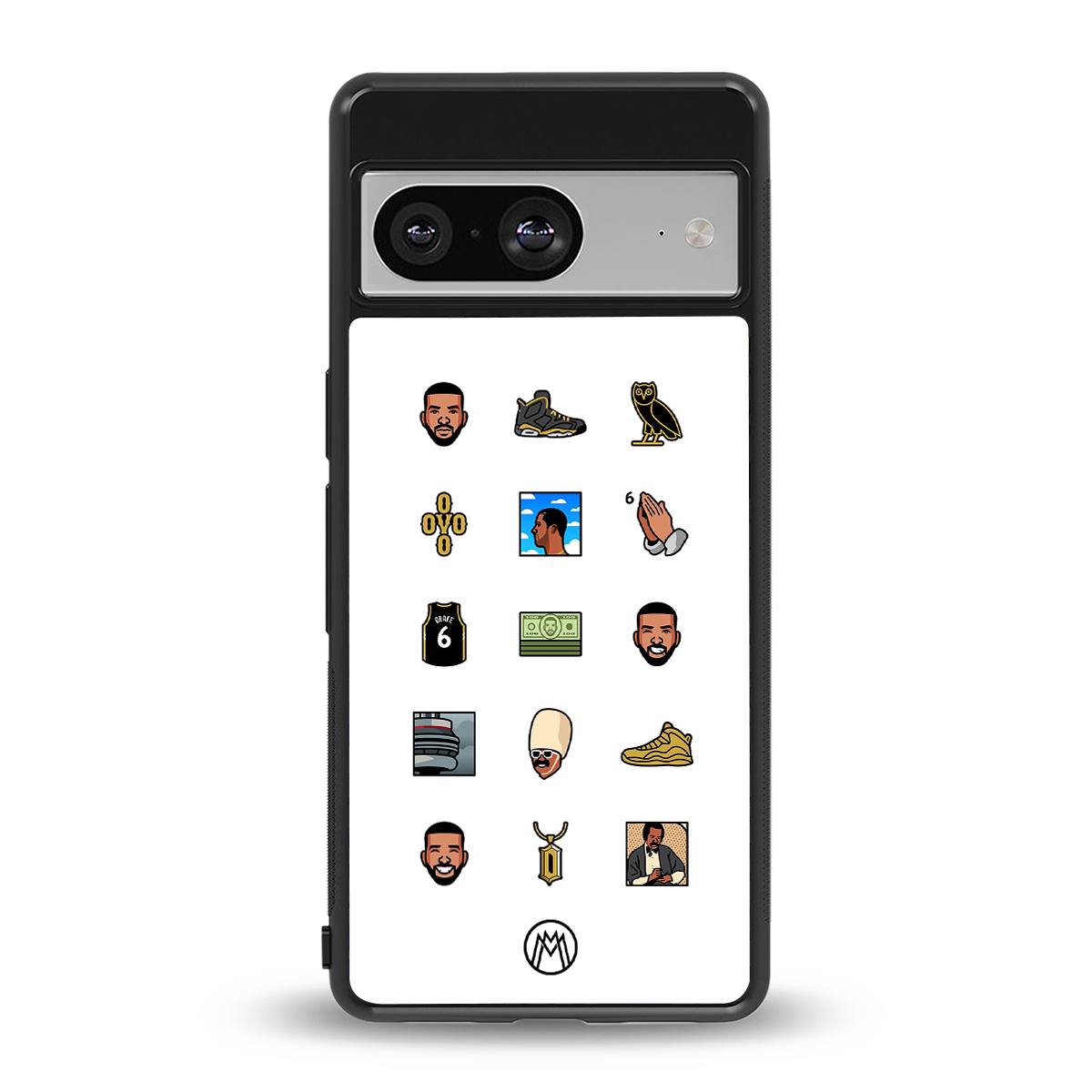 champagne papi back phone cover | glass case for Google Pixel 8