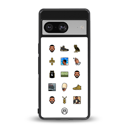 champagne papi back phone cover | glass case for Google Pixel 8
