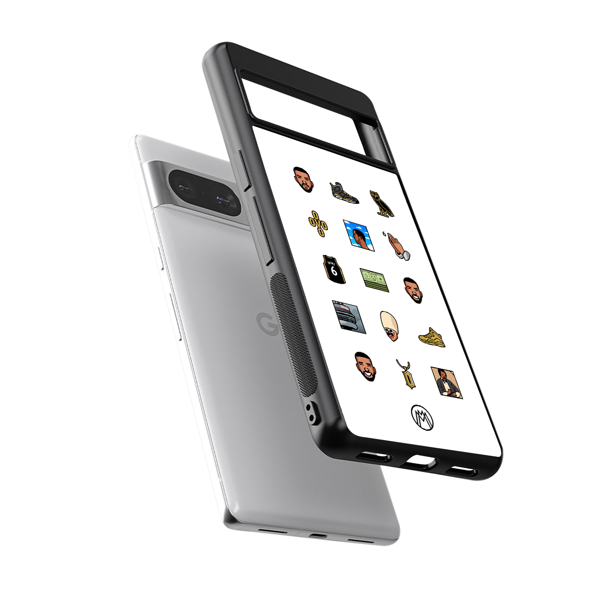 champagne papi back phone cover | glass case for Google Pixel 8