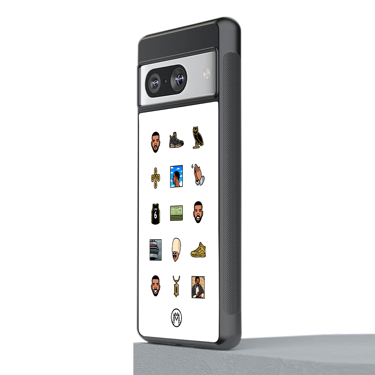 champagne papi back phone cover | glass case for Google Pixel 8