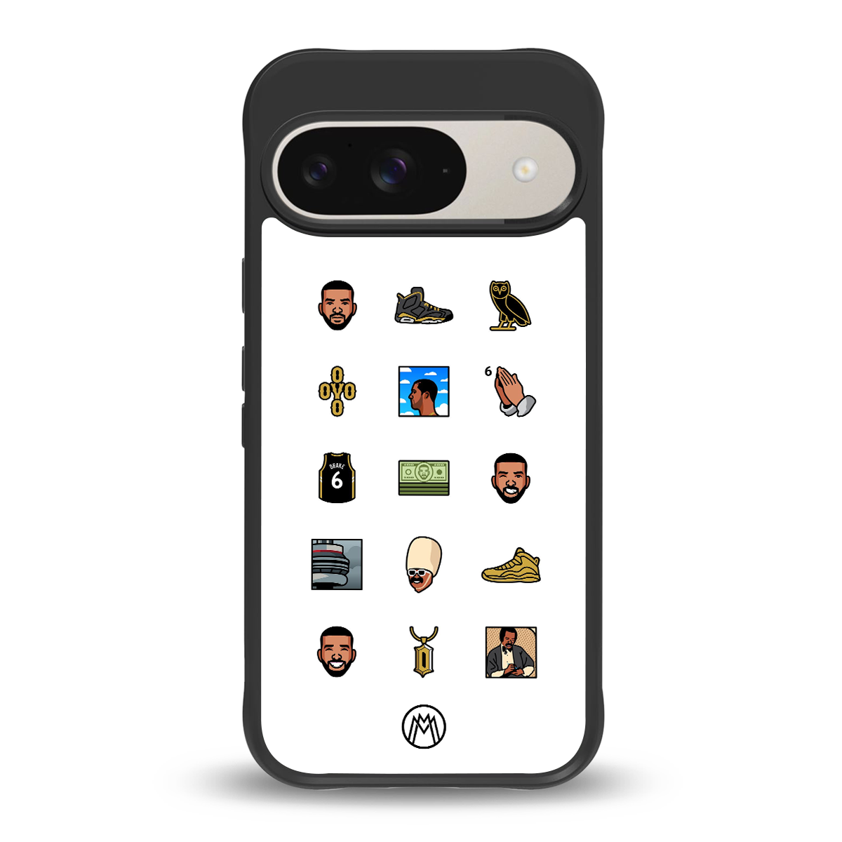 champagne papi back phone cover | glass case for google pixel 9