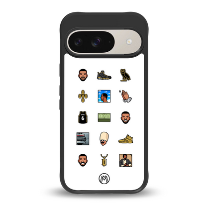 champagne papi back phone cover | glass case for google pixel 9