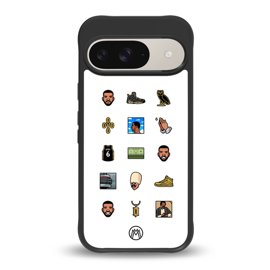 champagne papi back phone cover | glass case for google pixel 9