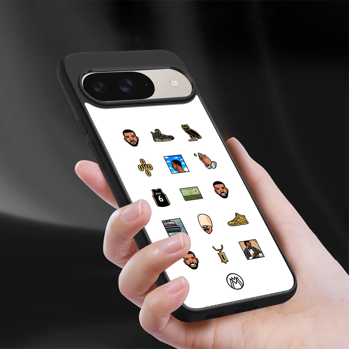 champagne papi back phone cover | glass case for google pixel 9