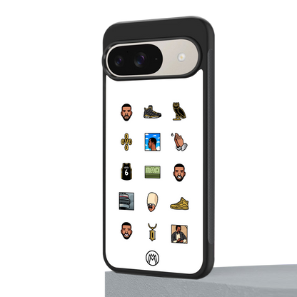 champagne papi back phone cover | glass case for google pixel 9