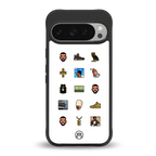 champagne papi back phone cover | glass case for google pixel 9 pro