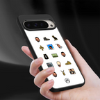 champagne papi back phone cover | glass case for google pixel 9 pro