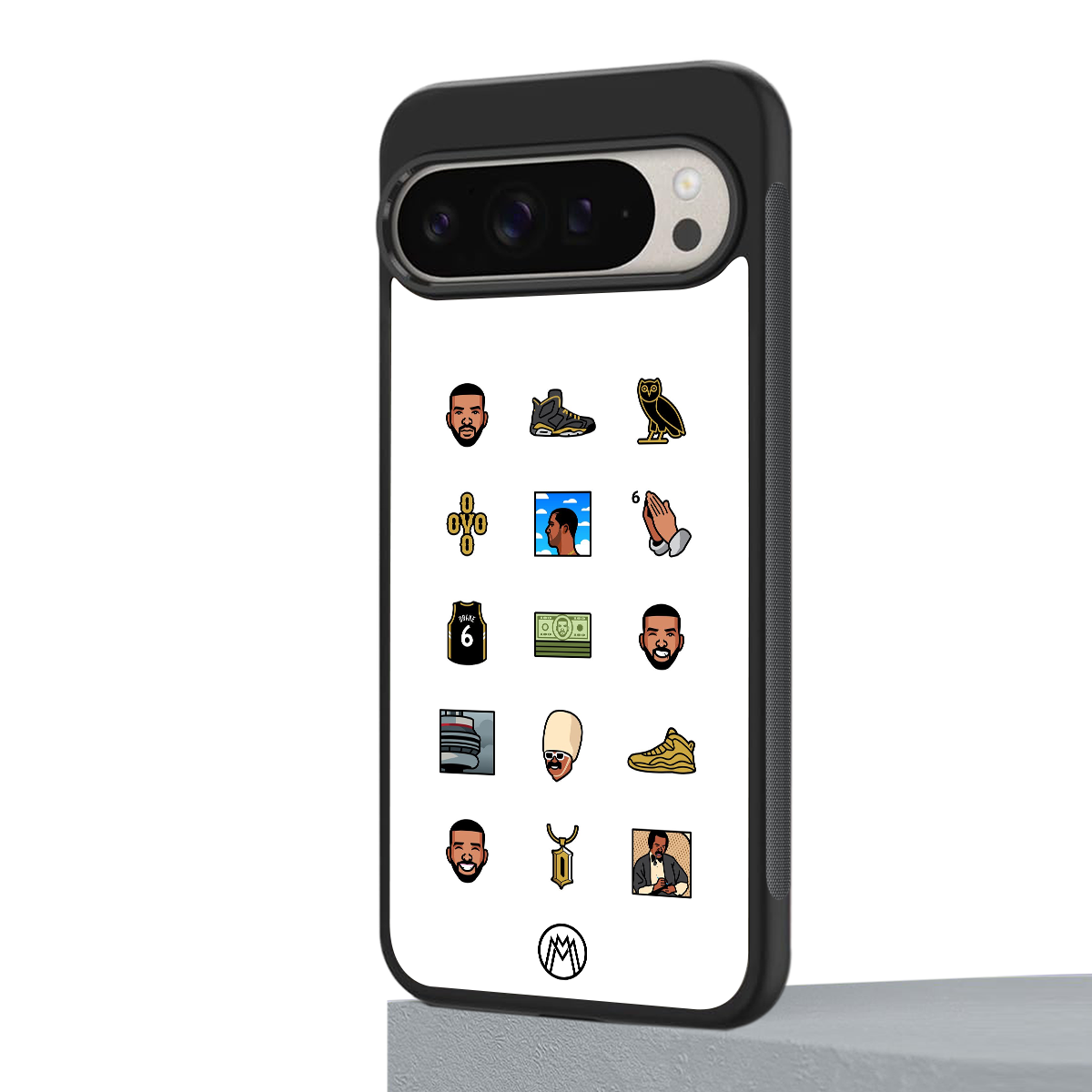 champagne papi back phone cover | glass case for google pixel 9 pro