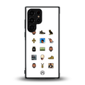 champagne papi back phone cover | glass case for samsung galaxy s23 ultra