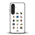 champagne papi back phone cover | glass case for samsung galaxy s23 plus