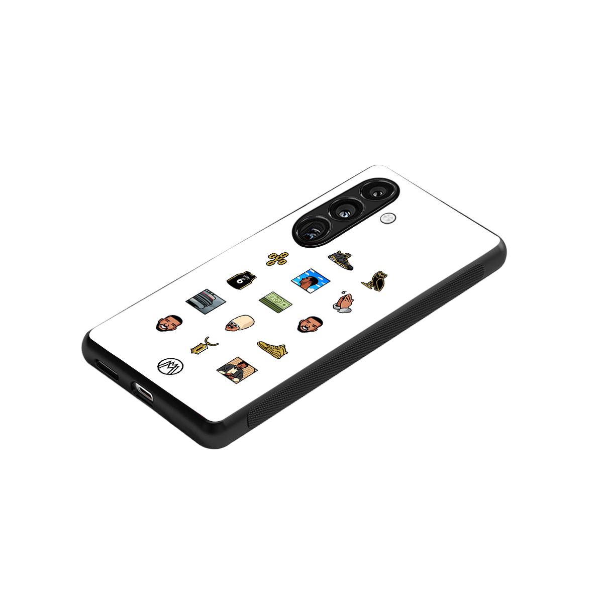 champagne papi back phone cover | glass case for samsung galaxy s24 fe