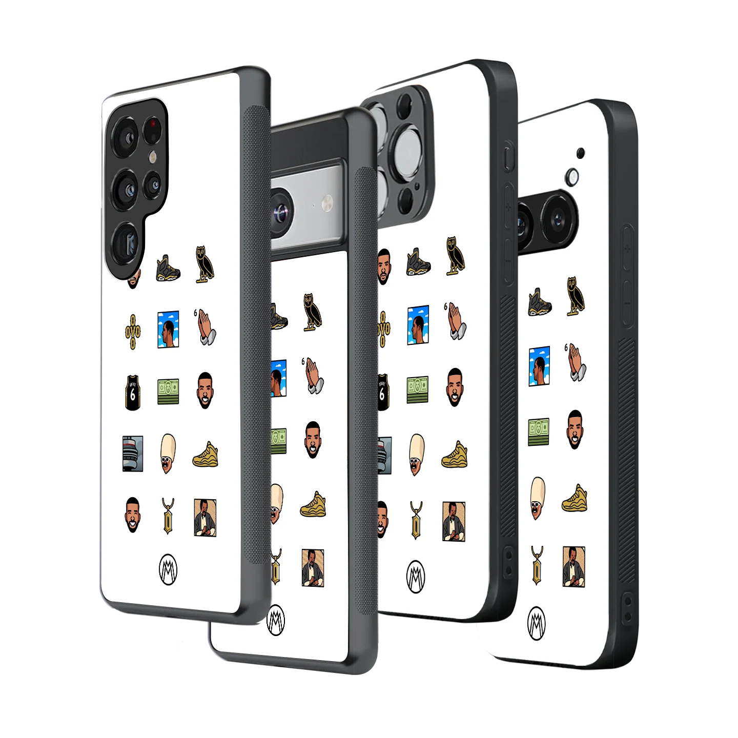 Stylish Glass Back Case for All Smartphones – iPhone, Samsung, OnePlus, Pixel, Redmi, Oppo, Vivo, Motorola