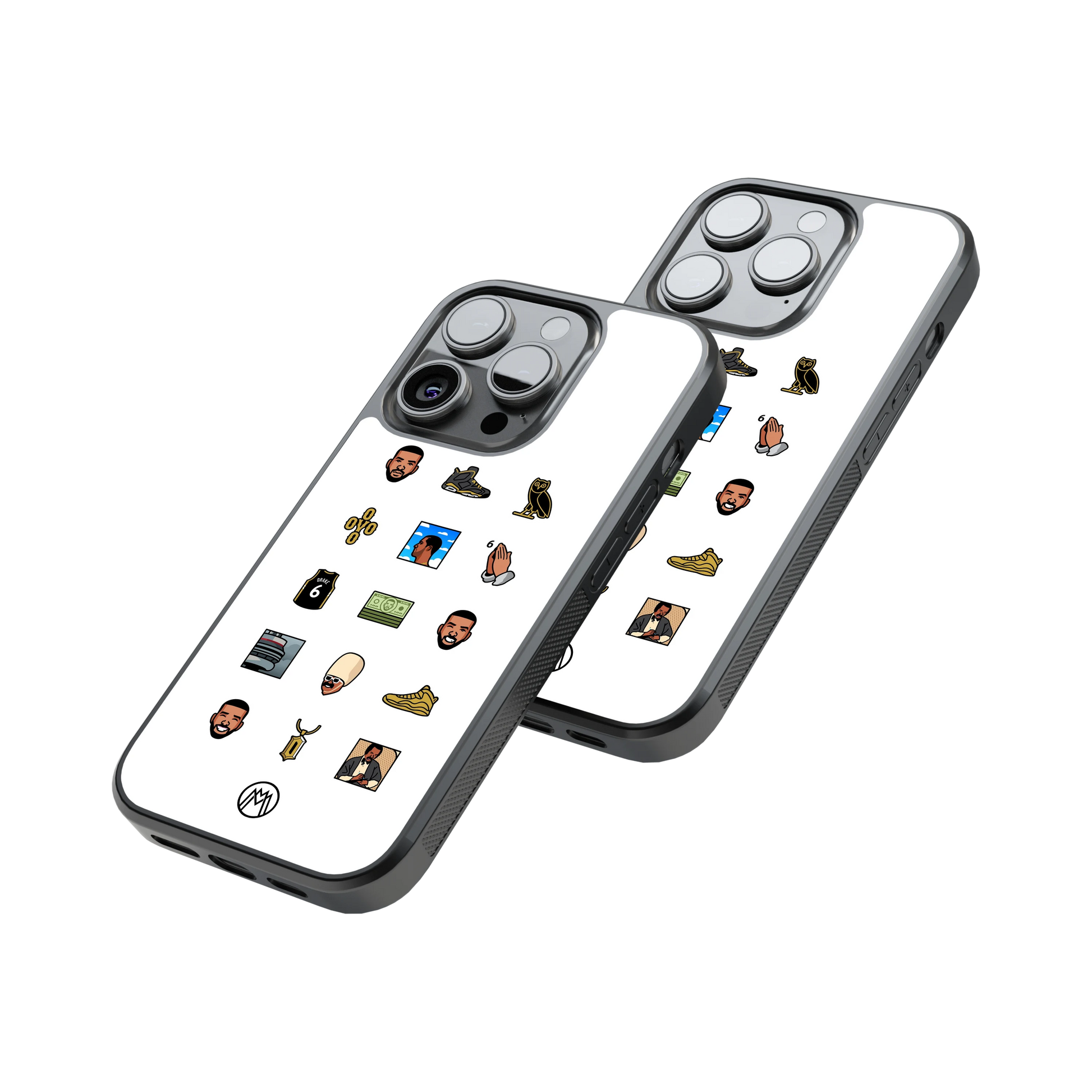 Protective Glass Back Phone Case Compatible with iPhone, Samsung, OnePlus, Pixel & More