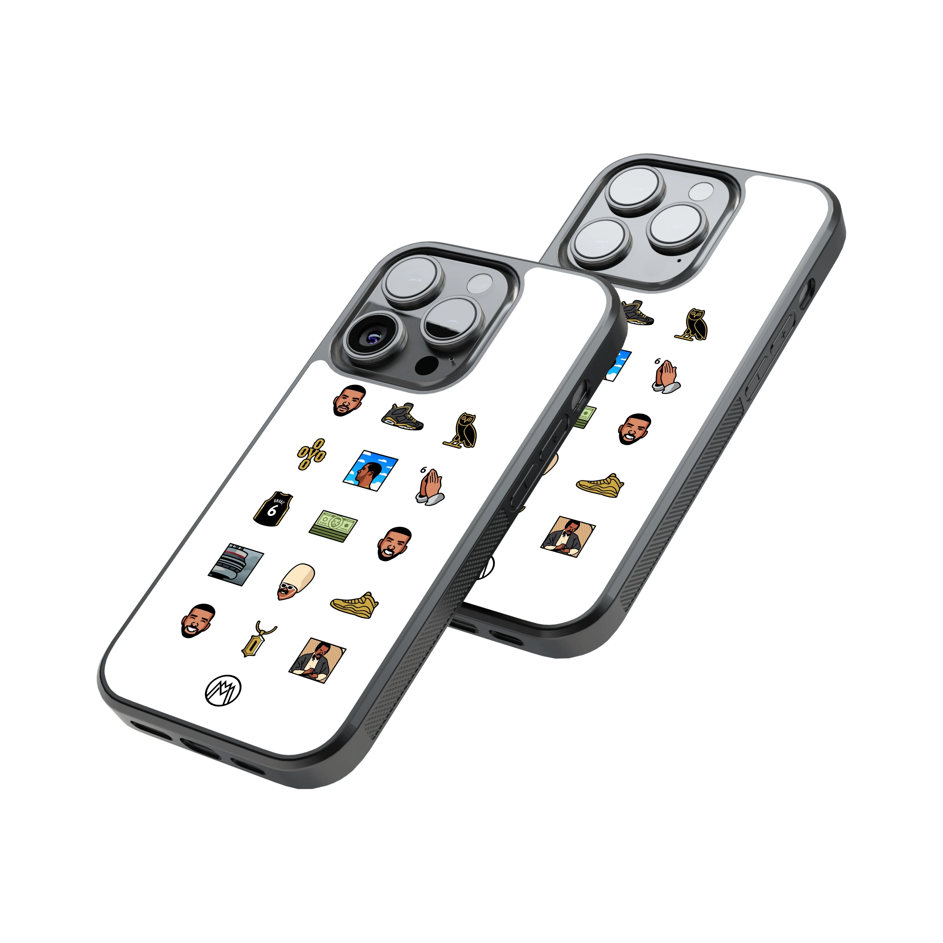 Protective Glass Back Phone Case Compatible with iPhone, Samsung, OnePlus, Pixel & More