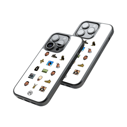 Protective Glass Back Phone Case Compatible with iPhone, Samsung, OnePlus, Pixel & More