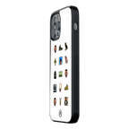 Slim Glass Back Phone Case for Multiple Brands – iPhone, Samsung, Redmi, OnePlus, Oppo, Vivo